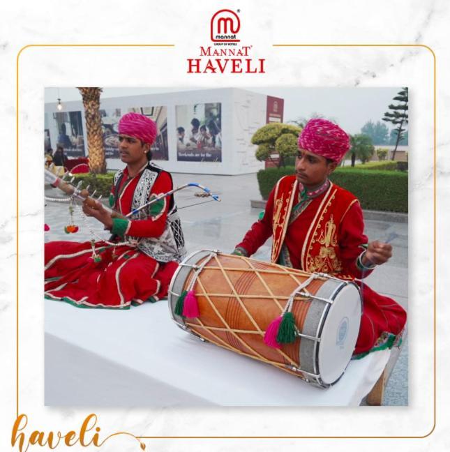 Mannat Haveli Hotel Kurukshetra Eksteriør billede